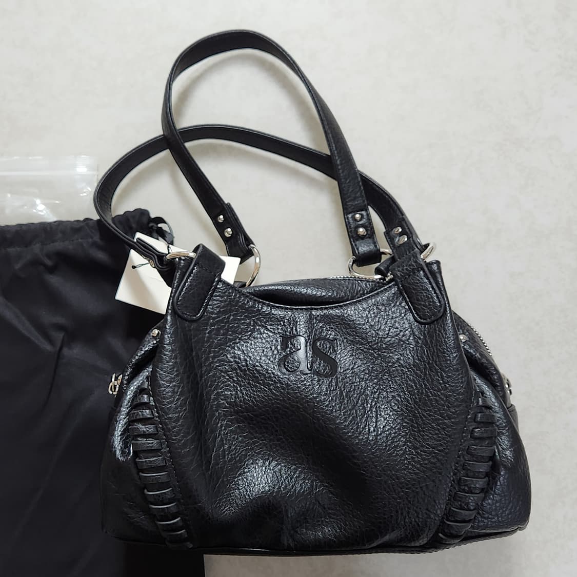 새상품) 애즈온 보니타 미니백 블랙 상품이미지1