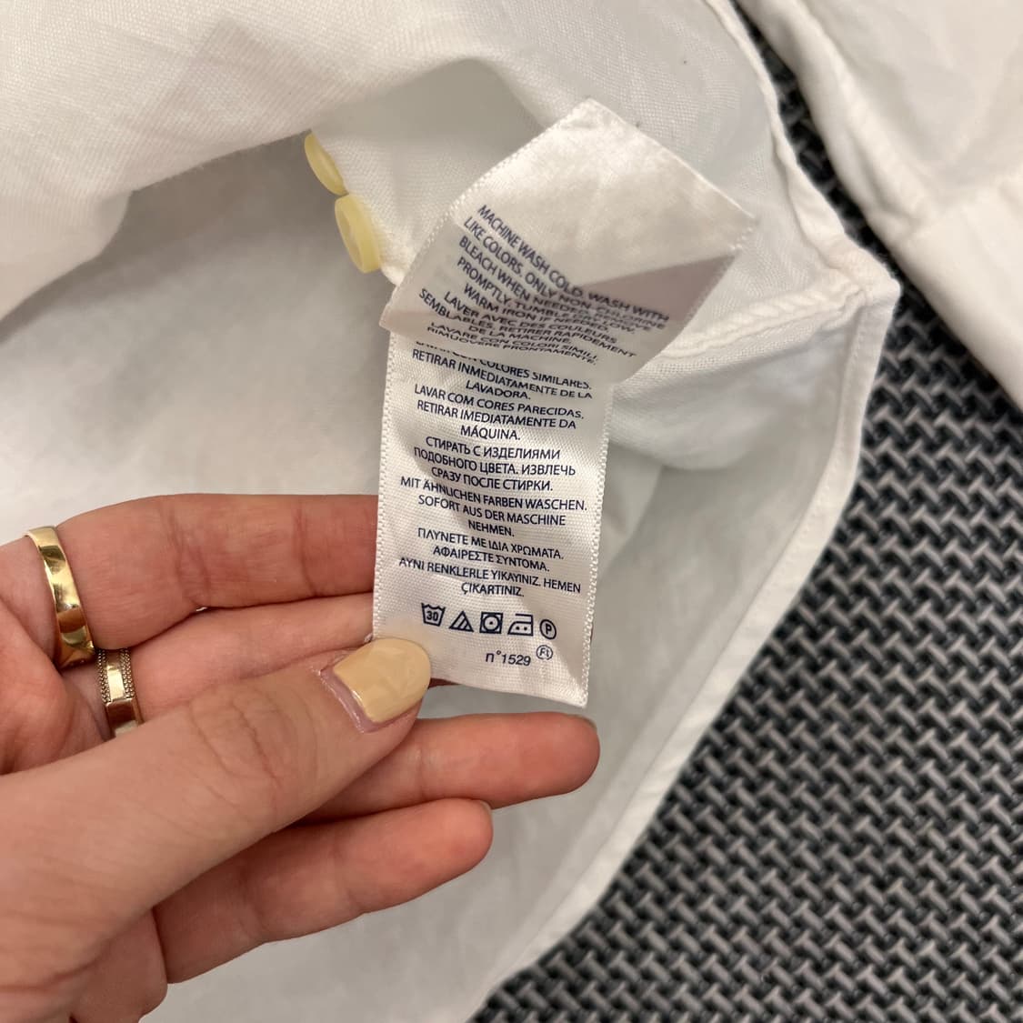 폴로 화이트 셔츠 (S) (OLD-8561) 상품이미지7