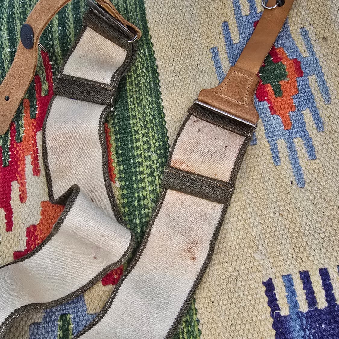 80s 웨스트저먼 밀리터리 동독군 서스펜더 상품이미지7