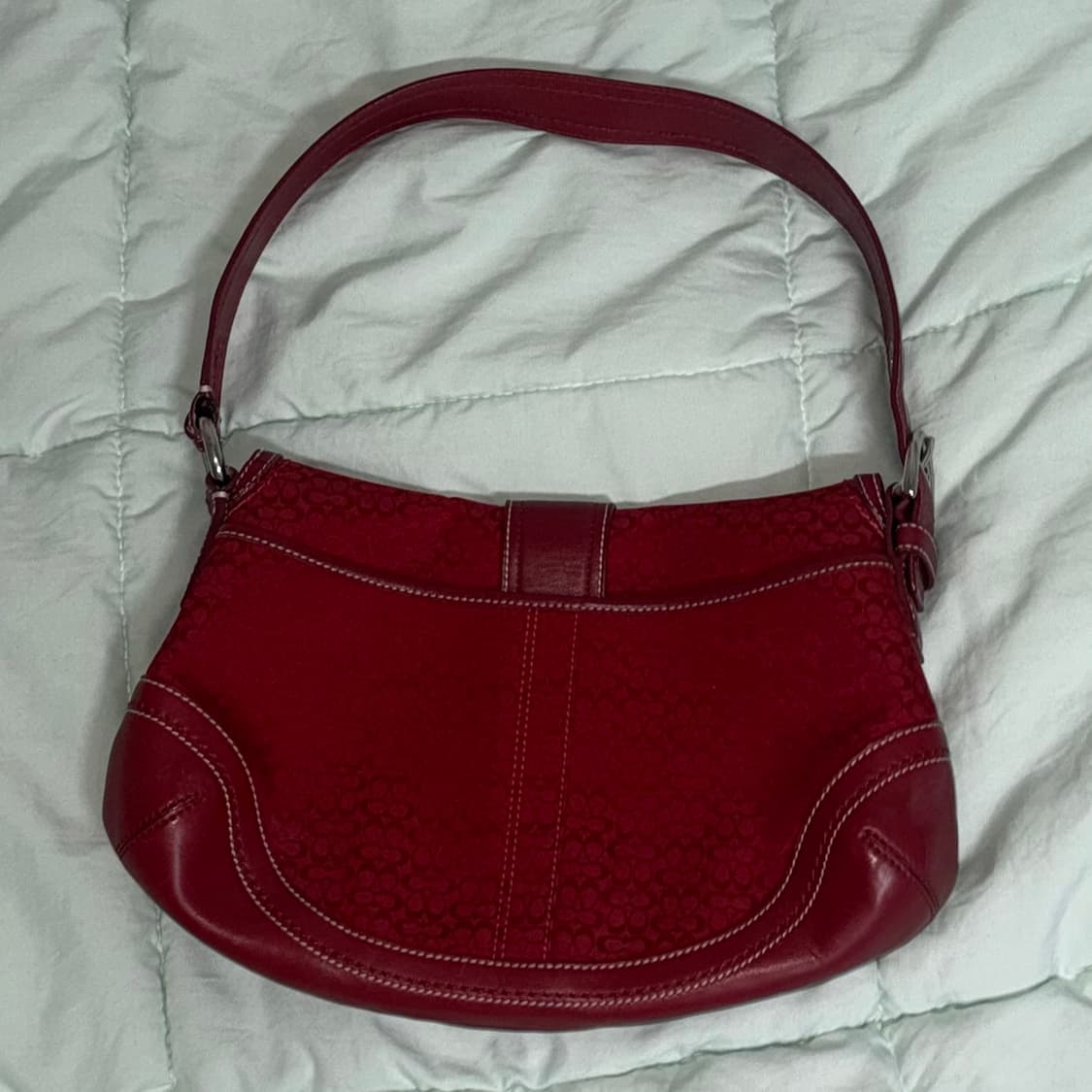 코치 레드 숄더백 호보백  상품이미지2