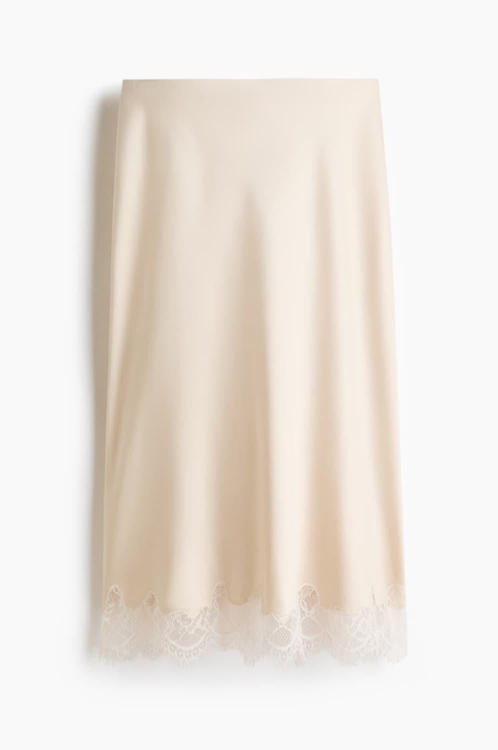 h&m 레이스 트리밍 슬립 스커트 상품이미지1