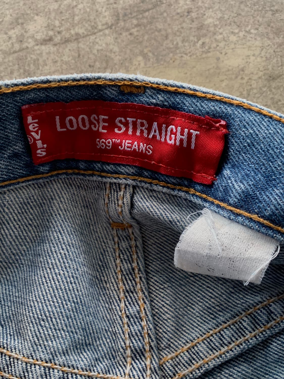 90-00s 리바이스 569 데님 팬츠 상품이미지5
