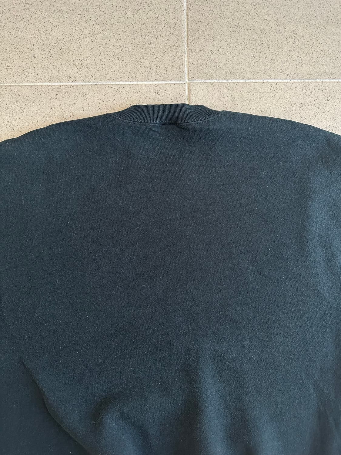 90s 빈티지 러셀 스웻셔츠 블랙 XL 상품이미지5