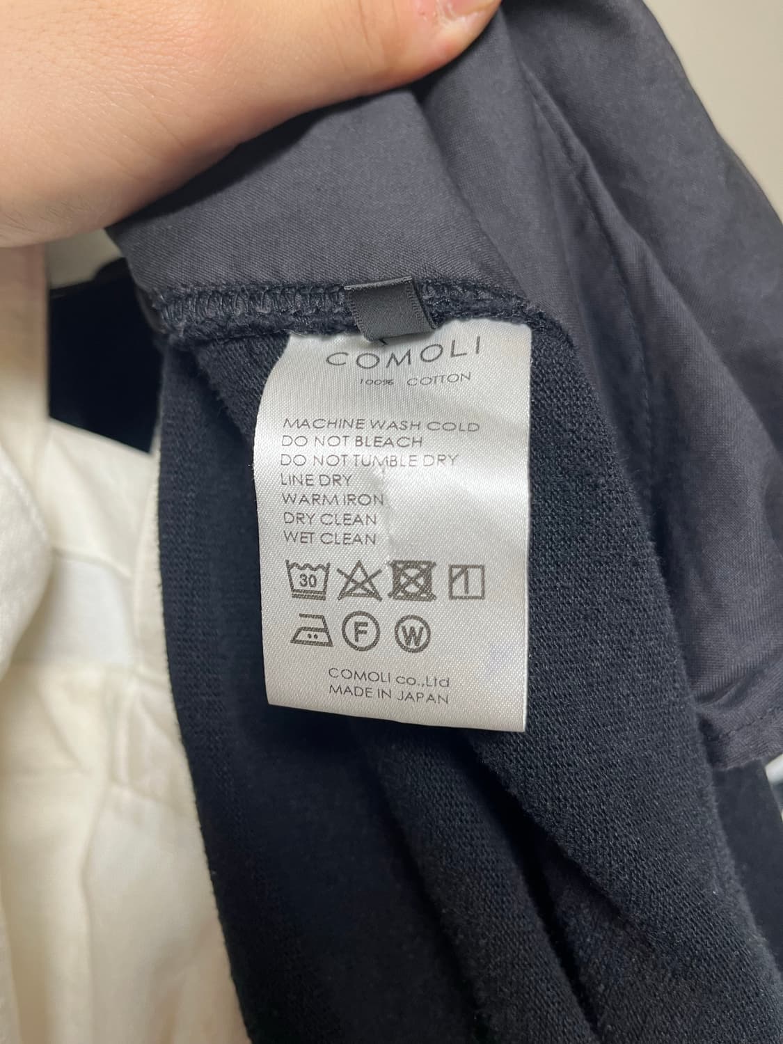 comoli 코모리 24ss 니턱 코튼 저지 3 상품이미지7