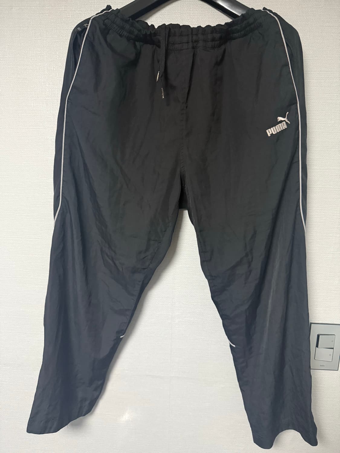 푸마 블랙 트레이닝 바지 L 상품이미지1
