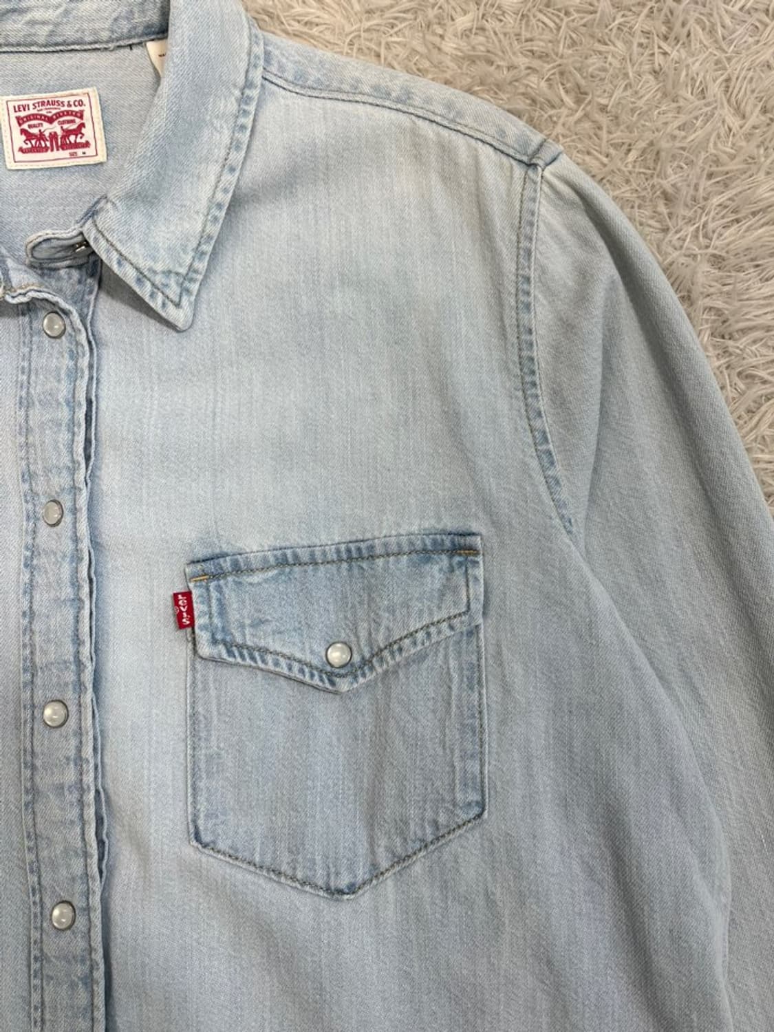 리바이스 스냅 데님 셔츠/#3051 상품이미지2
