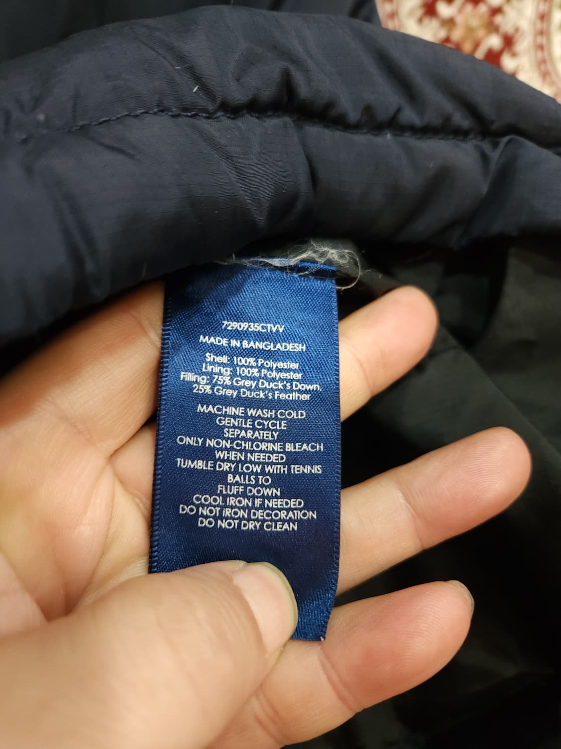 폴로 랄프로렌 배색 오리털 패딩조끼

 상품이미지6