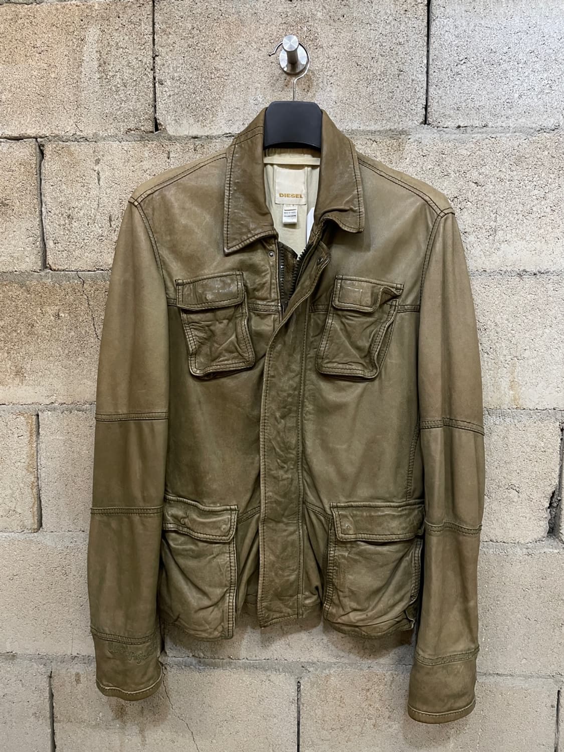 디젤 유틸리티 양가죽 자켓 상품이미지1