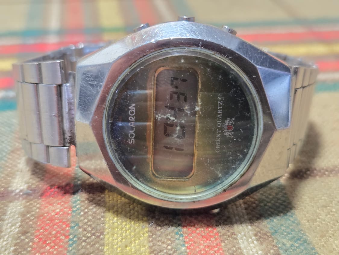 빈티지 오리엔트 솔라론 디지탈시계 3점일괄 상품이미지6