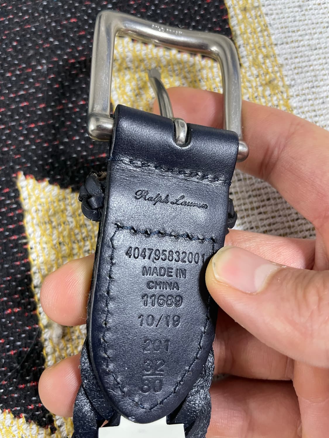 폴로 퍼플라벨 위빙 벨트(32) 상품이미지3