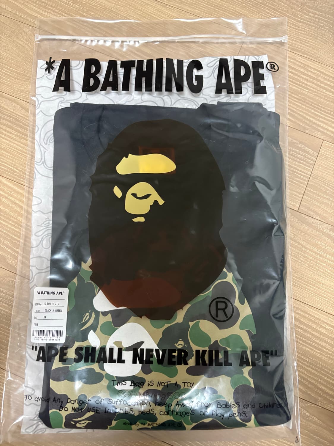 베이프 abc 카모 롱슬리브 상품이미지1