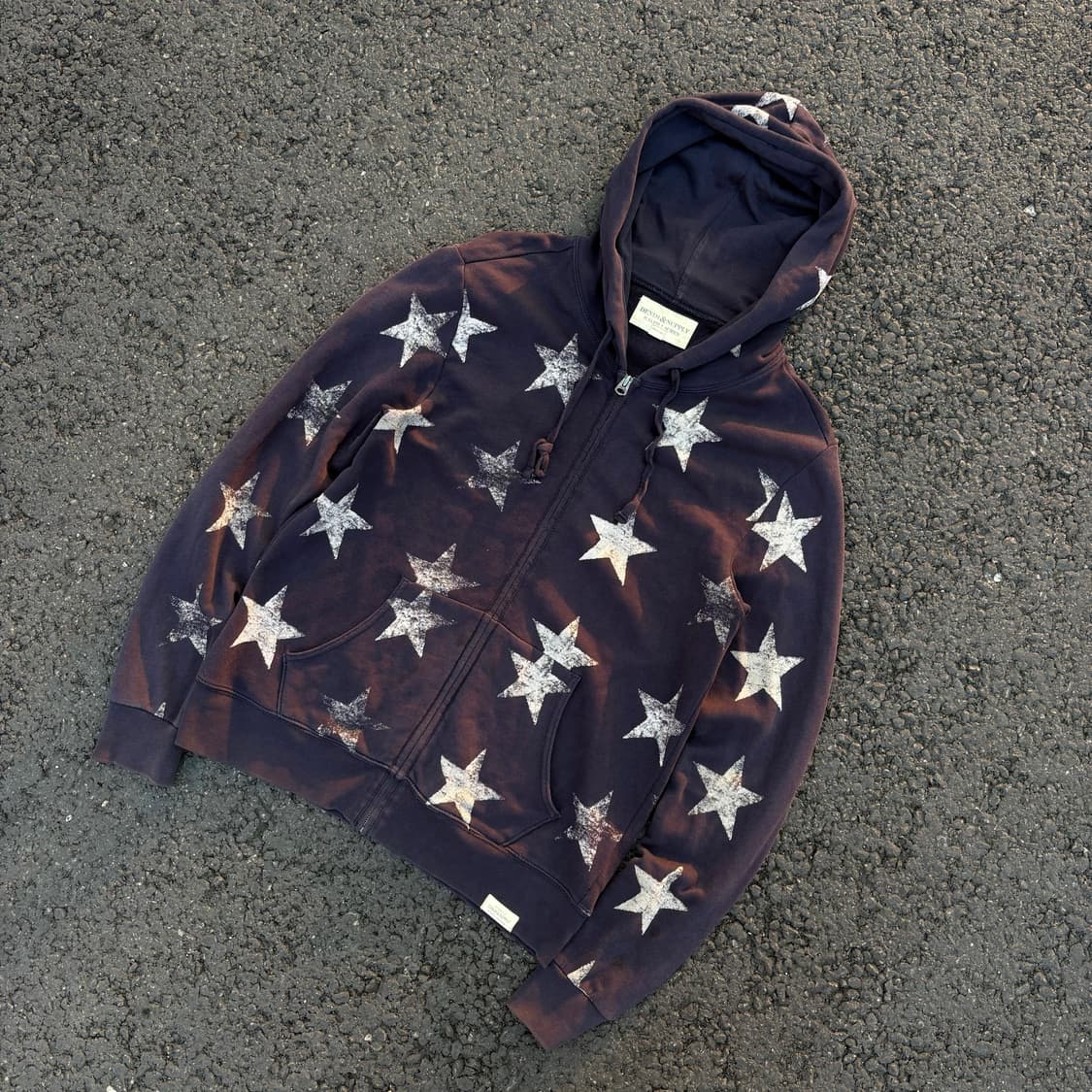 Denim And Supply 스타 패턴 올드스쿨 후드집업 상품이미지2