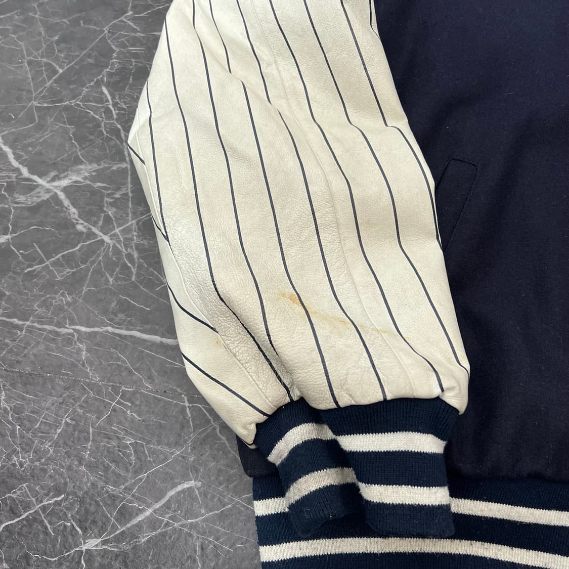 제프 해밀턴 90s 뉴욕 양키즈 리버시블 바시티 자켓 상품이미지8