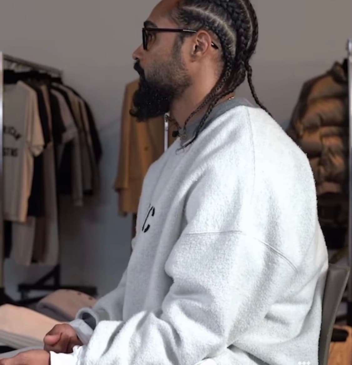 (M) 피어오브갓 7th 인사이드아웃 크루넥 스웻셔츠 맨투맨 상품이미지2