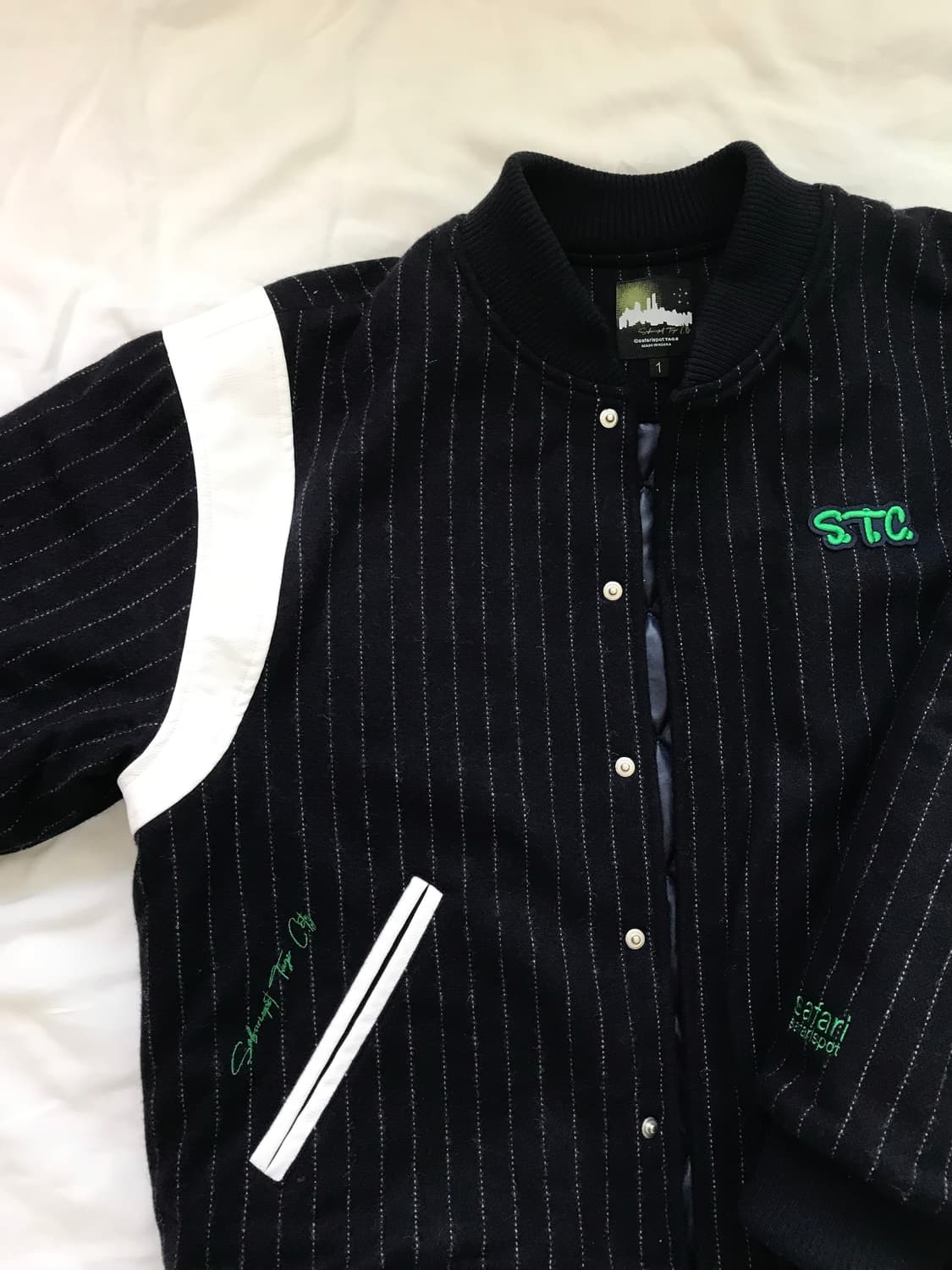 Safarispot 사파리스팟 바시티 자켓 네이비 상품이미지4