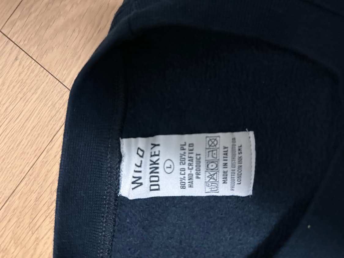 WILD DONKEY 네이비 맨투맨 L사이즈 상품이미지9