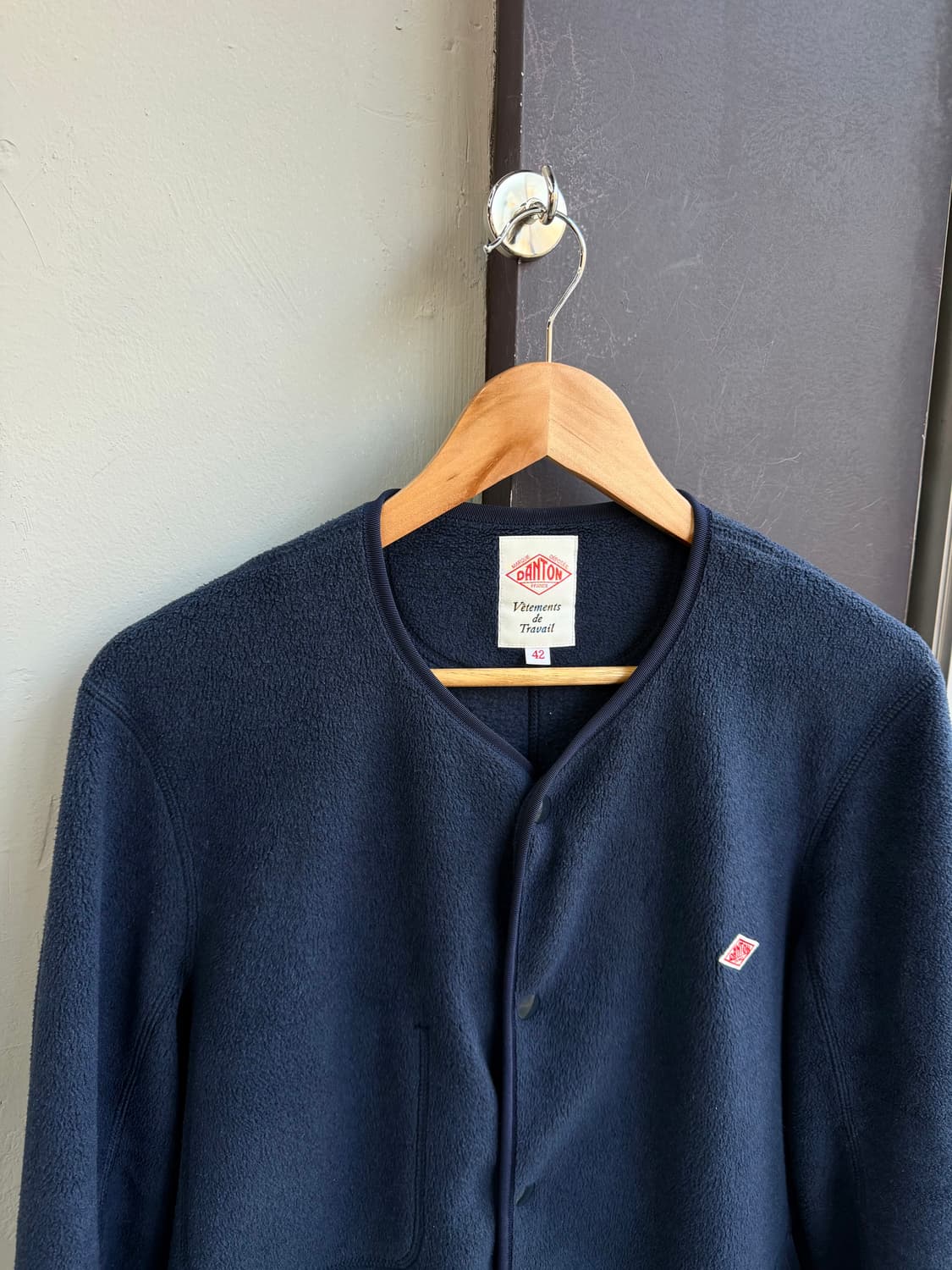 .100~105/ 단톤 노카라 플리스 자켓 상품이미지3