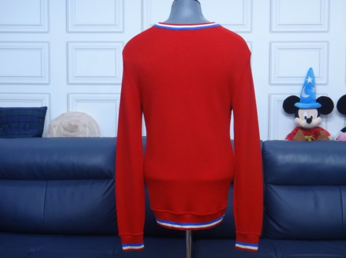 (100) 라코스테 남성 모100% 브이넥 니트 상품이미지2