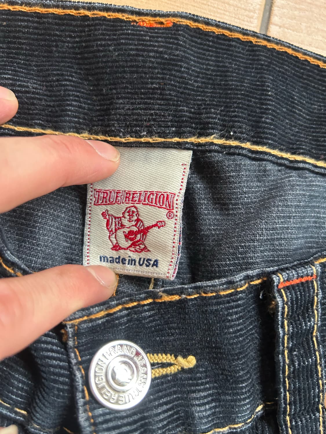 트루릴리전 BOBBY 코듀로이팬츠 34in 상품이미지4