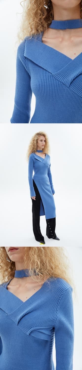 앤더슨 벨 데이지 레이어드 롱 니트 탑 xs 상품이미지2