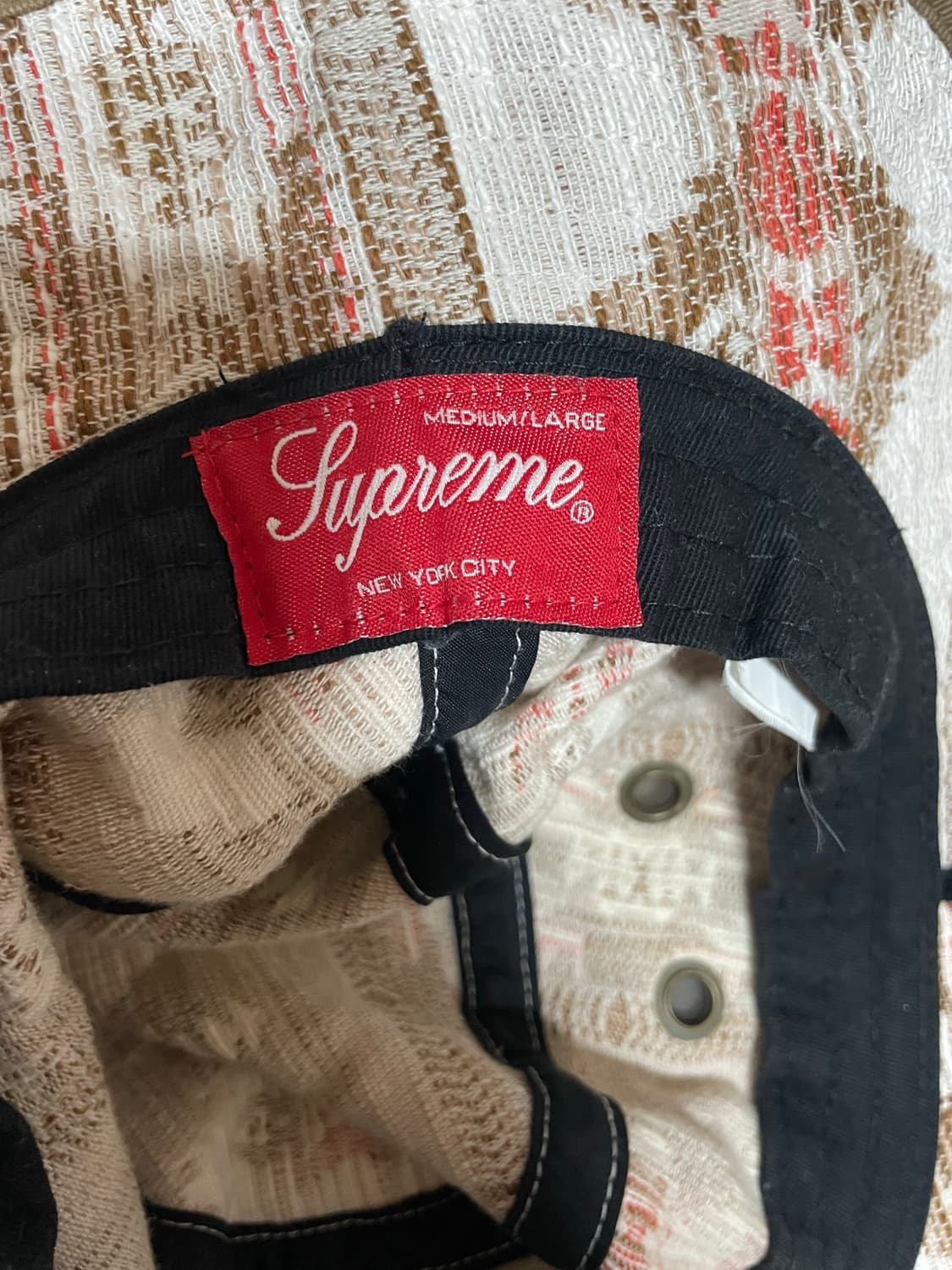 슈프림 우븐 패턴 부니 탄 - 22FW 상품이미지5