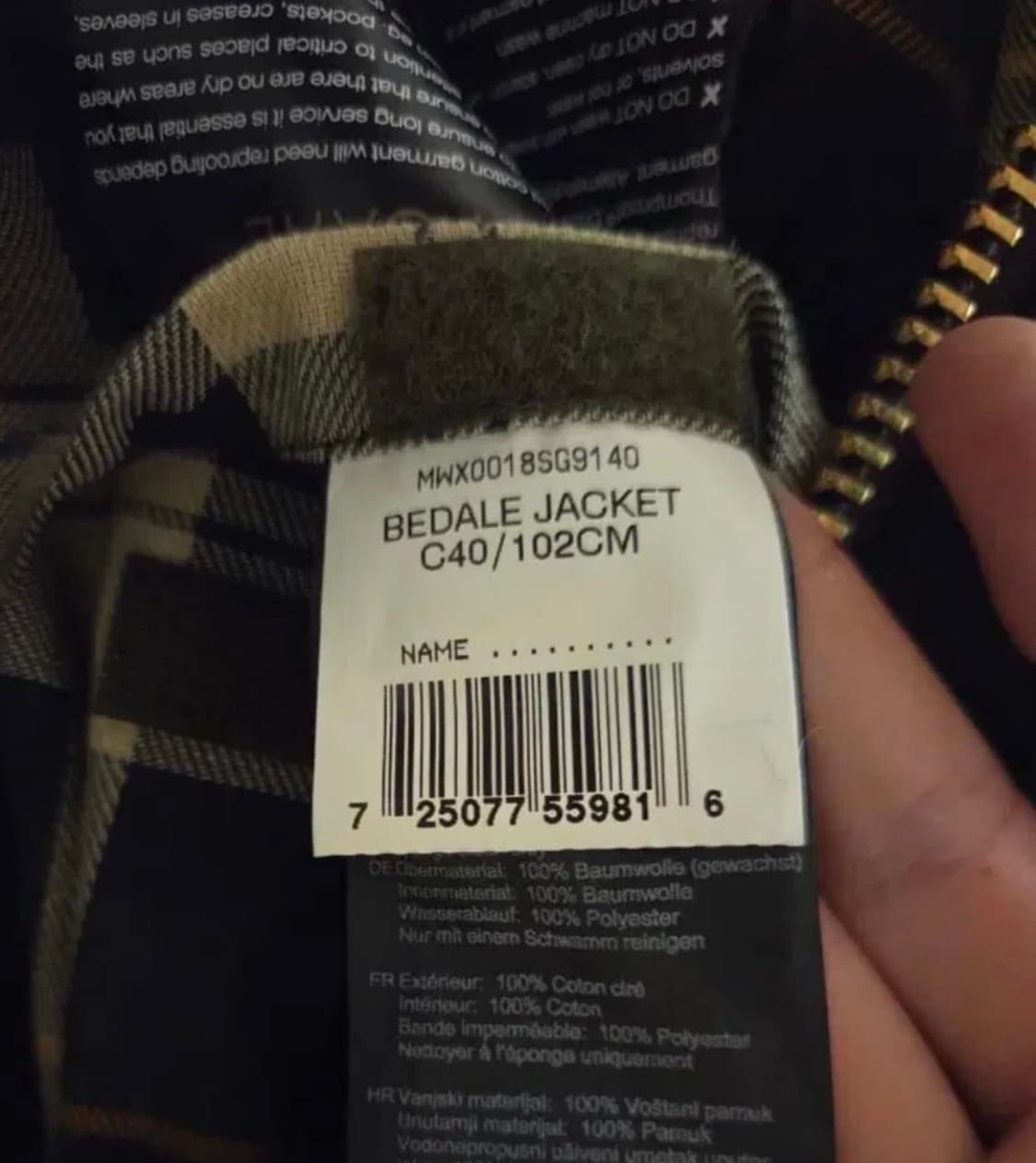 바버 비데일 세이지 40 상품이미지4