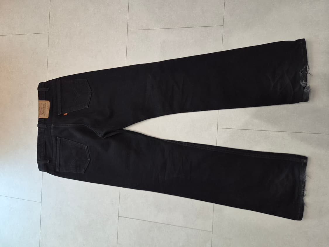 빈티지 리바이스 517 블랙진 오렌지탭 34x32 상품이미지6