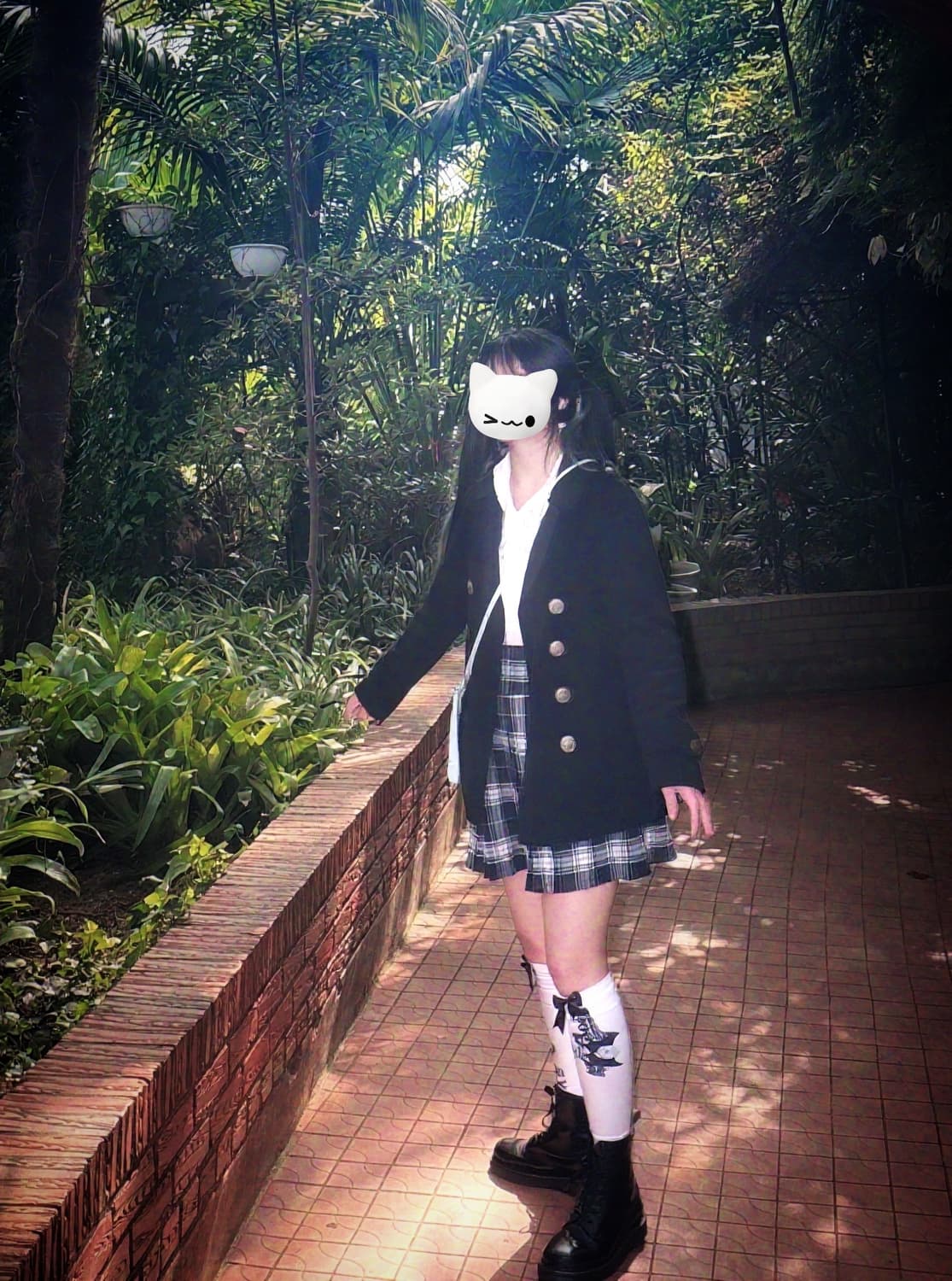 Black Double Button Coat Jacket 상품이미지6
