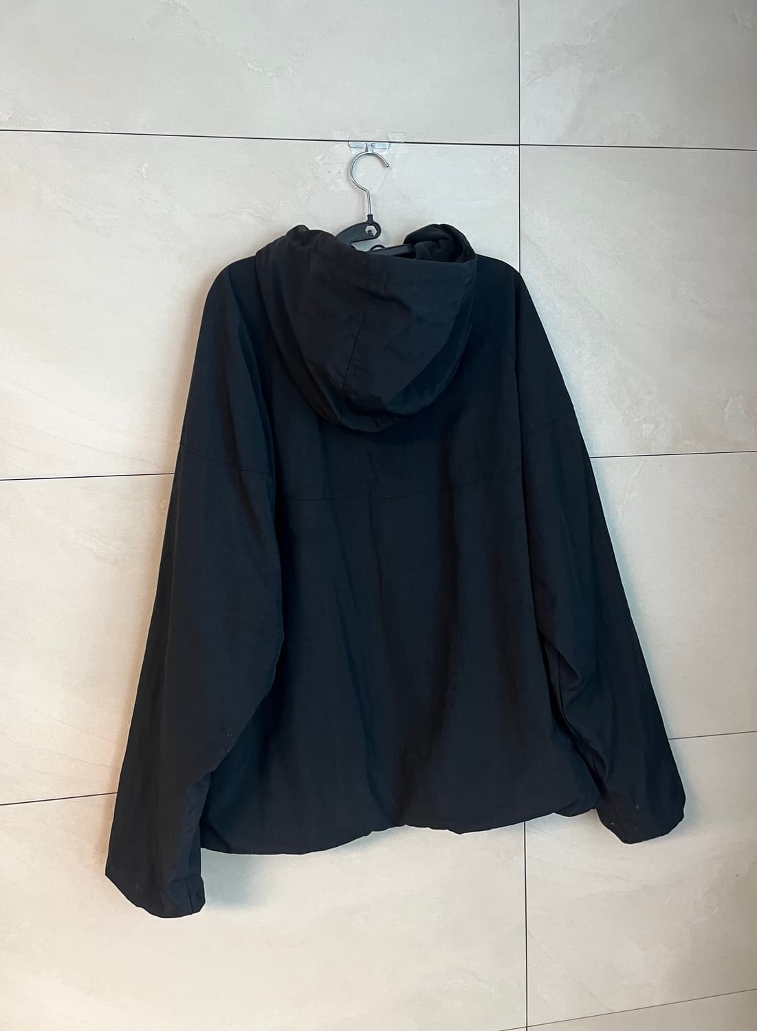 [2XL/110] 나이키 윈드러너 우븐 기모 바람막이 자켓 블랙  상품이미지4