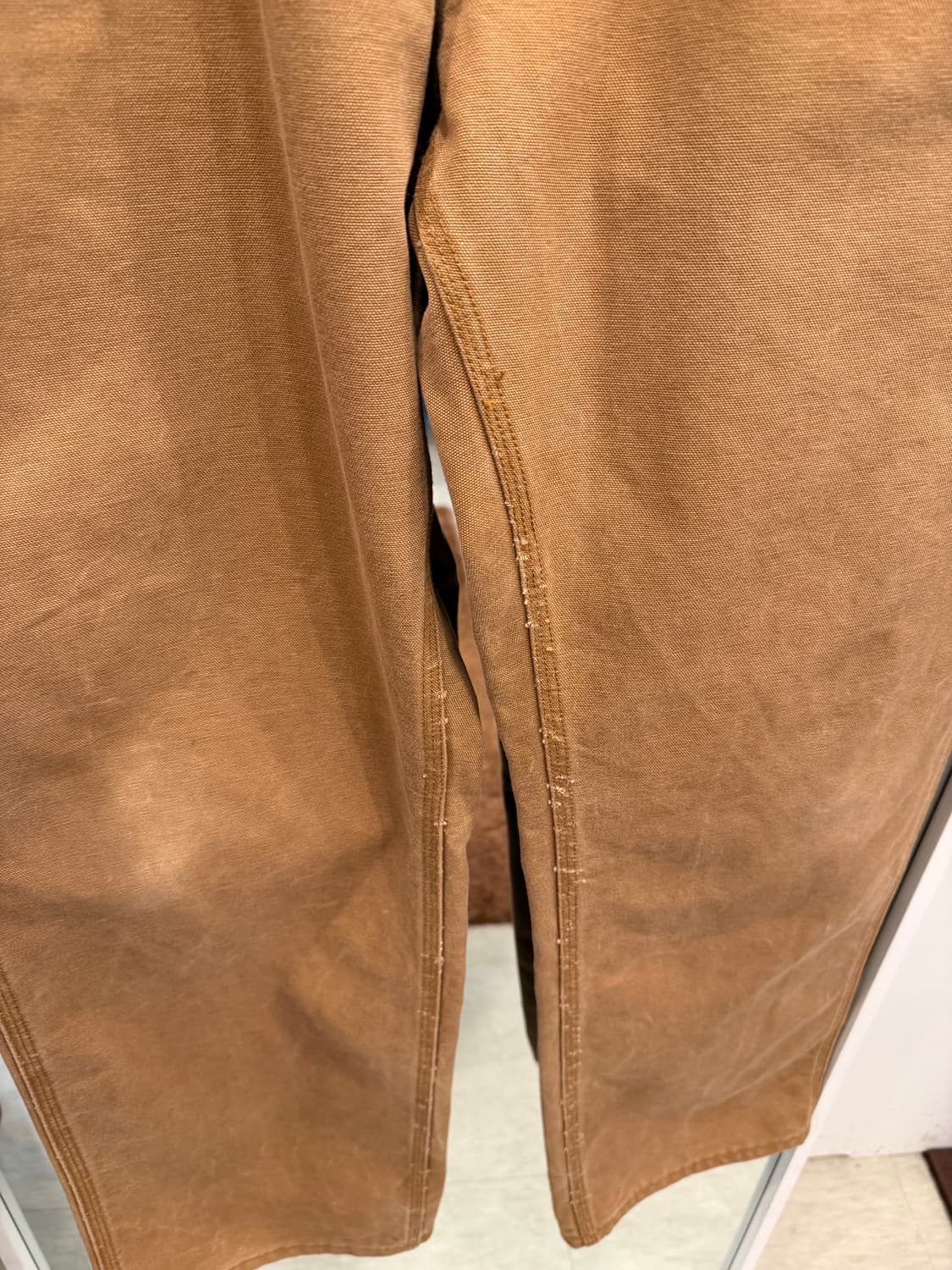 00s Carhartt 덕 캔버스 싱글니 FR 카펜터 워크팬츠 (USA) 상품이미지8