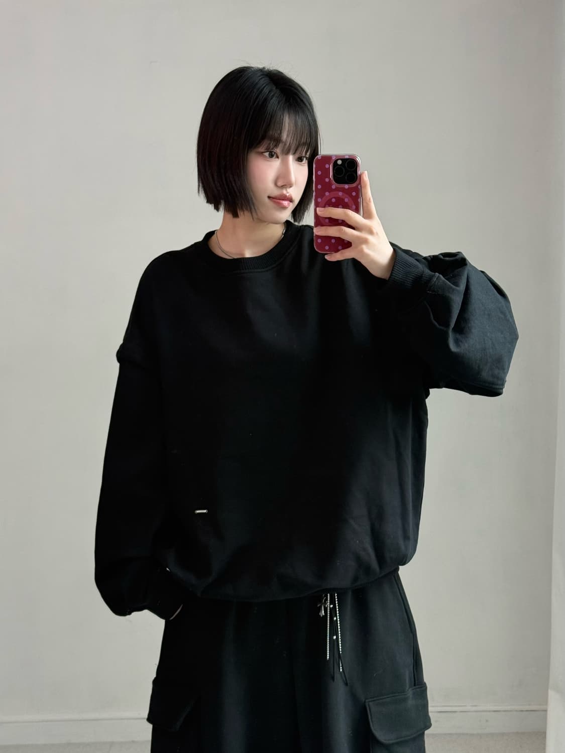 26ss 송지오 컬렉션 아크엔젤 메타 스웻셔츠 상품이미지1