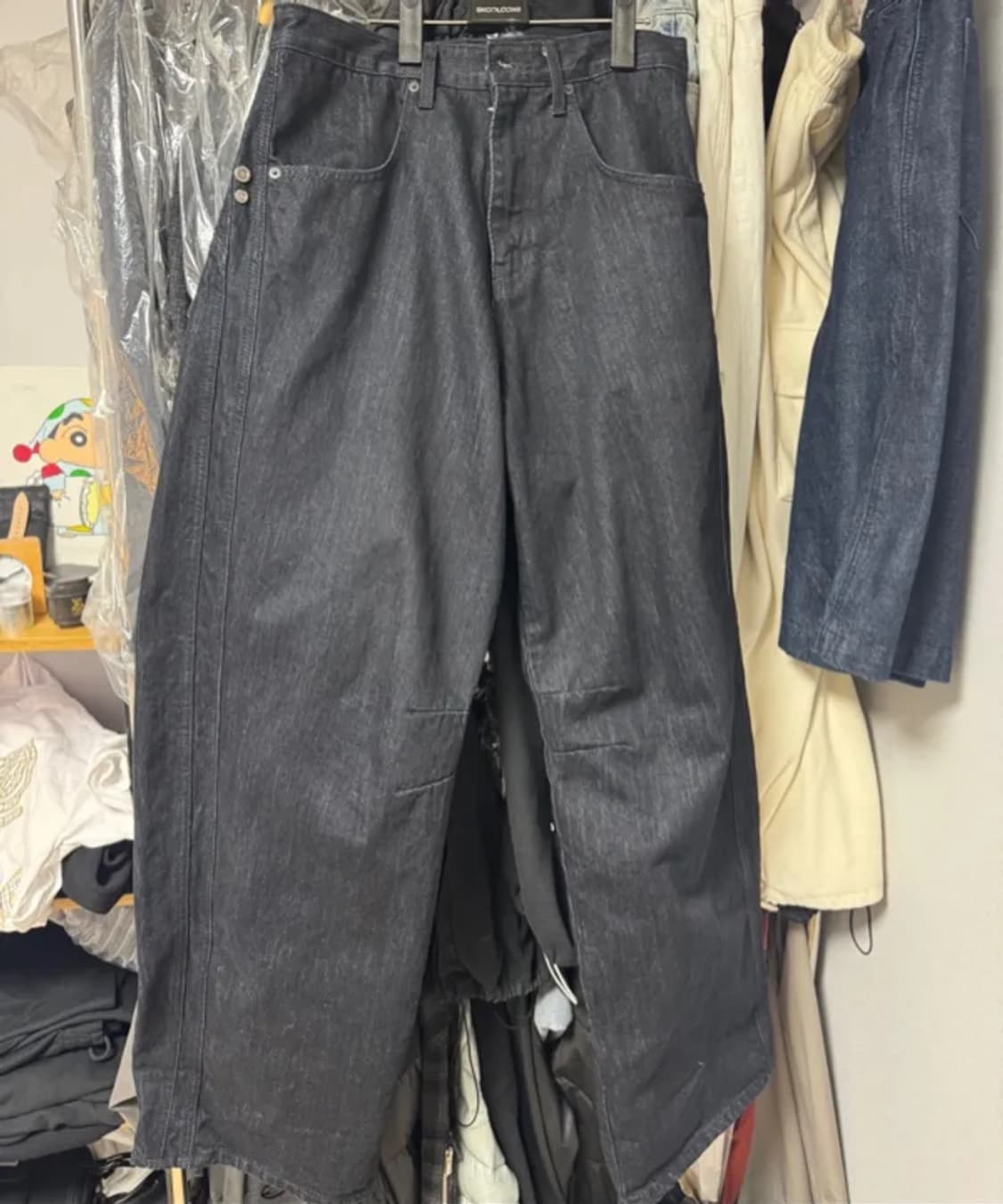 다이브인x포그서비스 와이드커브드데님팬츠  1size 상품이미지3