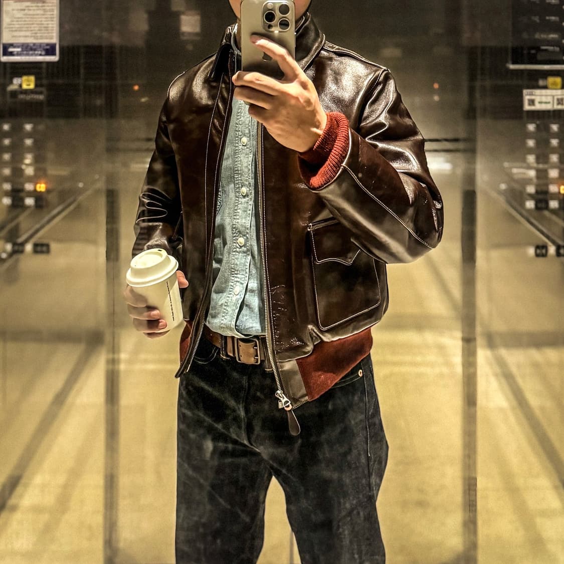 [44] 버즈릭슨 A-2 플라이트 자켓 레드립 상품이미지1