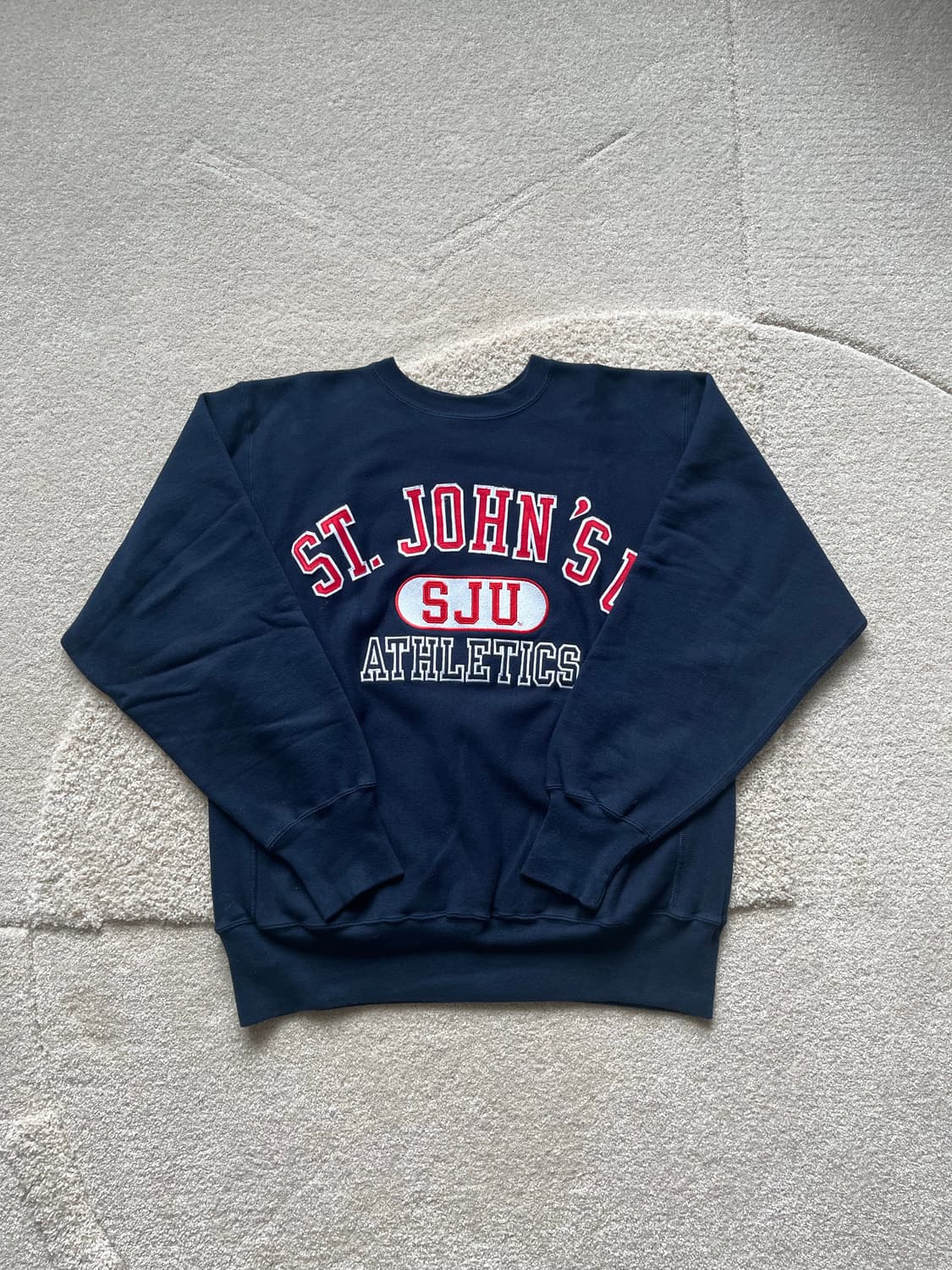 90s 빈티지 챔피온 스웻셔츠 ST.JOHN’S Univ. (105) 상품이미지2