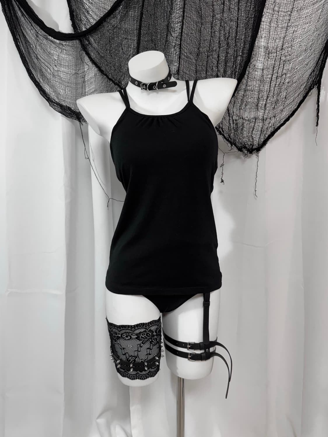 black detail sleeveless 상품이미지2