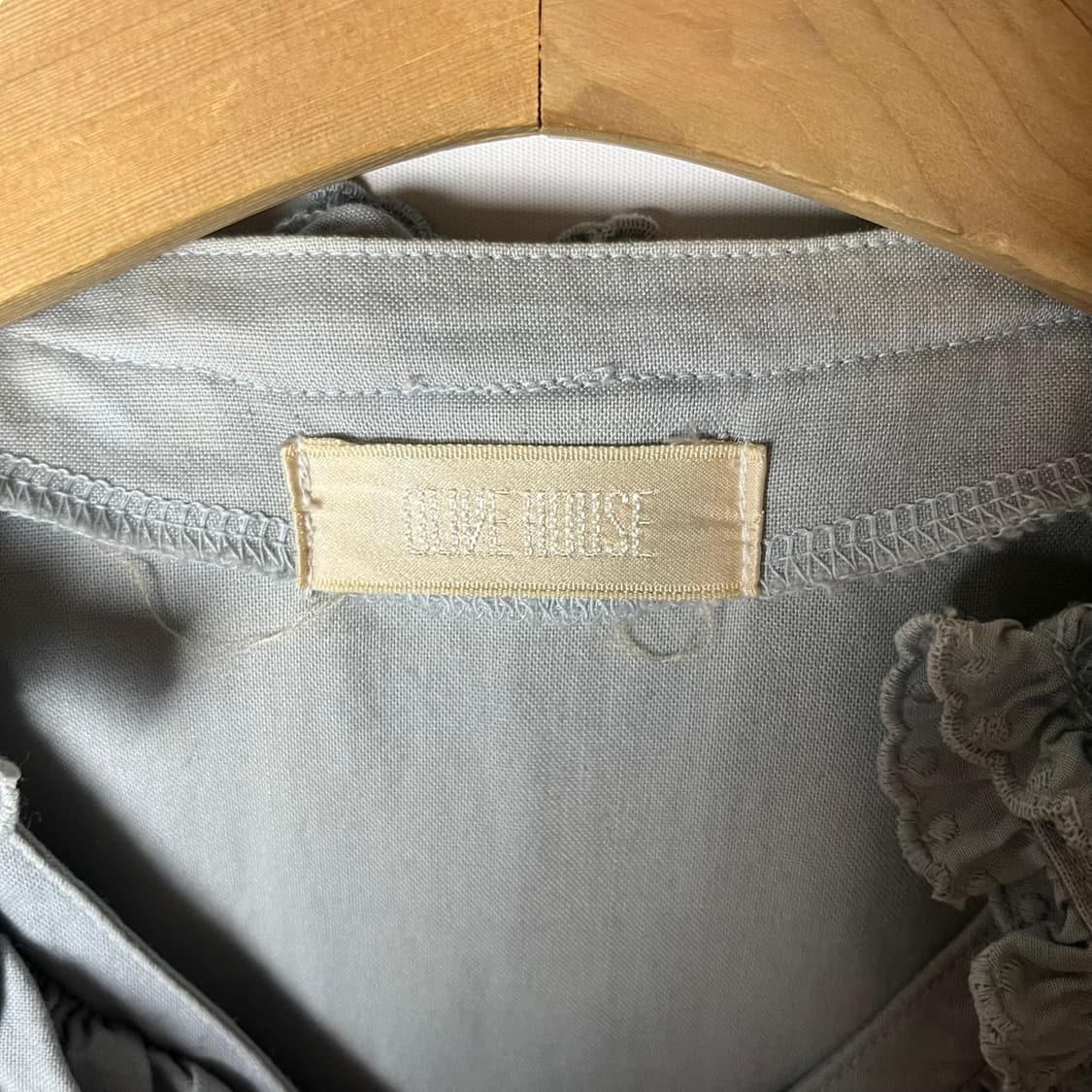 [JPN] 빈티지 레이스 프릴 코튼 블라우스 상품이미지5