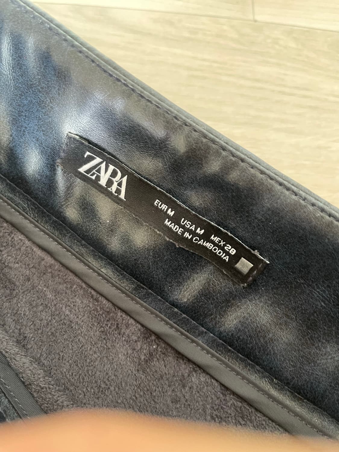 ZARA 벨트 레더 스커트 M 상품이미지7