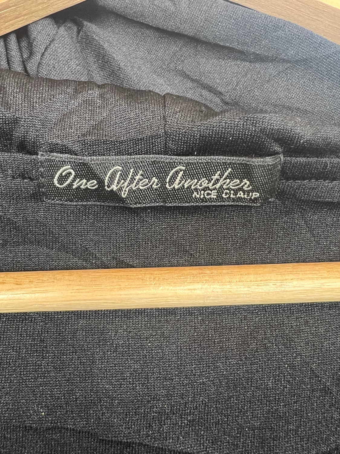 O177 JPN 원애프터어나더 후드 지퍼 롱 가디건 OS 상품이미지3