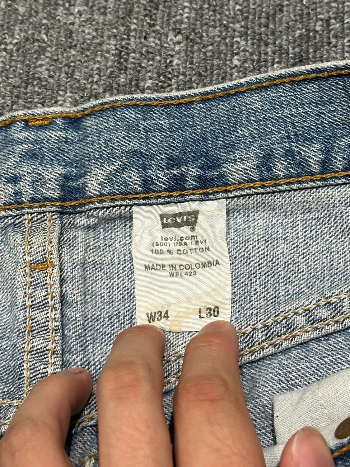 00s 리바이스 501 W34 L30 상품이미지5