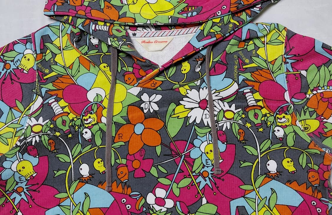 [M] 로데오 크라운즈(Rodeo Crowns) 올오버 그래픽 후드티 상품이미지2