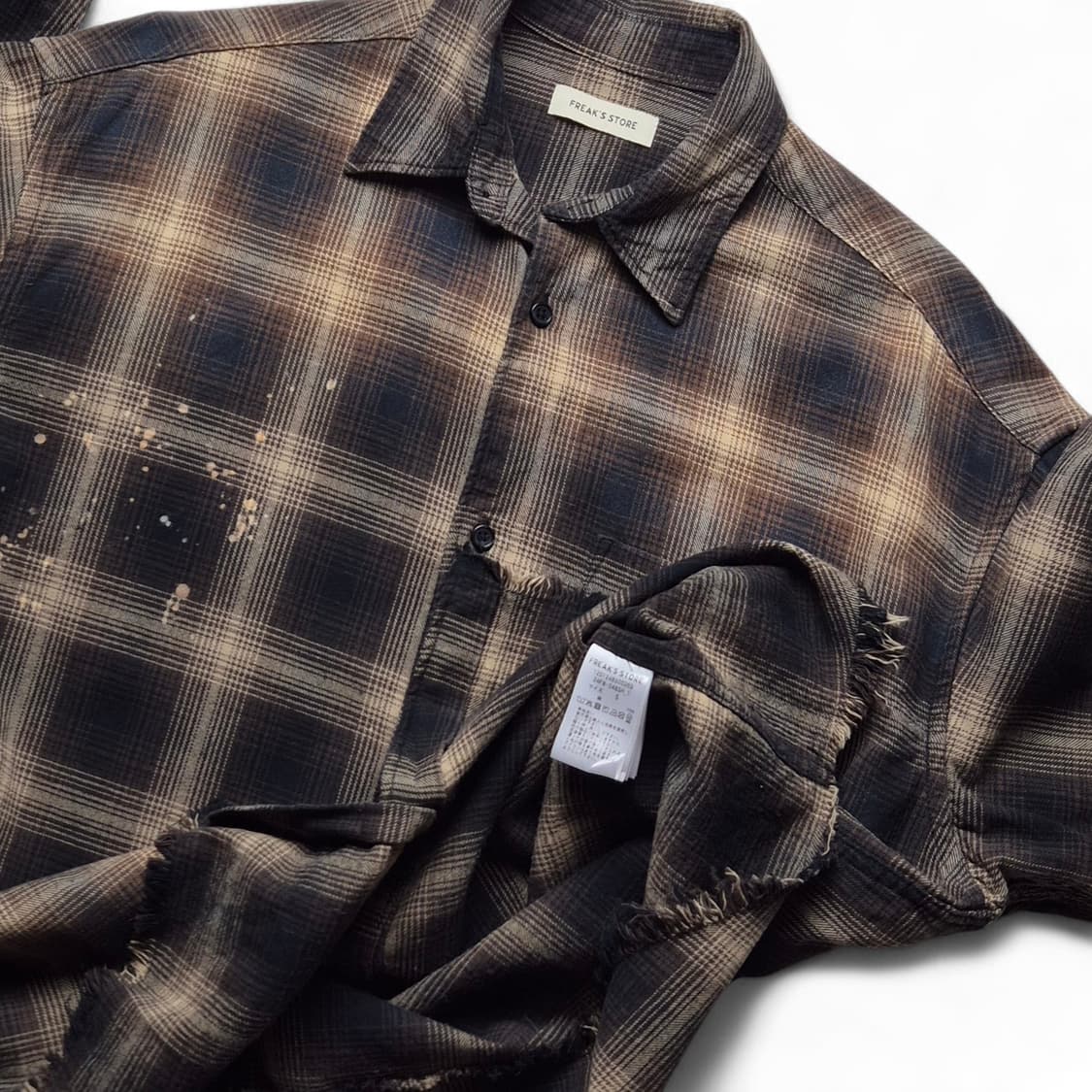 [S] 프릭스스토어 옴브레 체크셔츠 상품이미지8