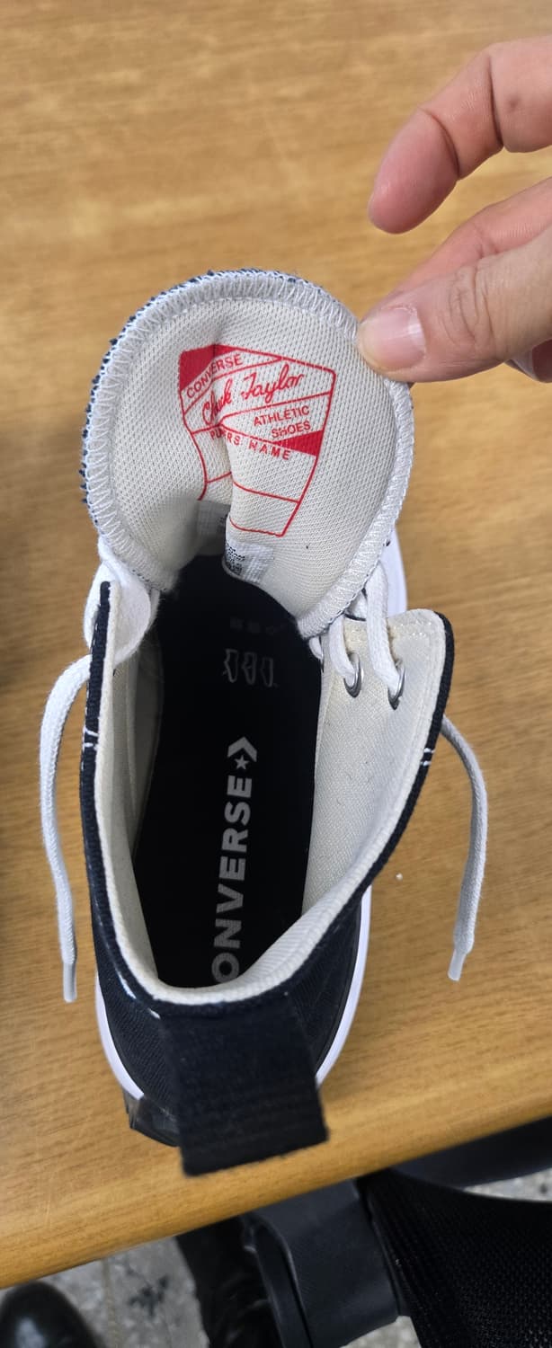 컨버스 런스타 하이크 하이 블랙 판매 상품이미지6