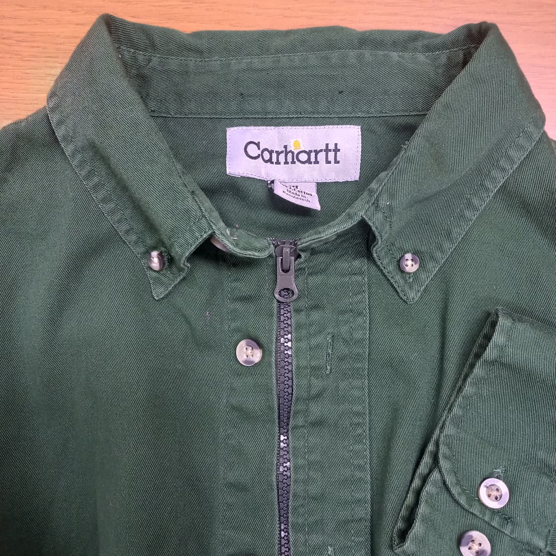 칼하트 리폼 크롭 셔츠 자켓 상품이미지2