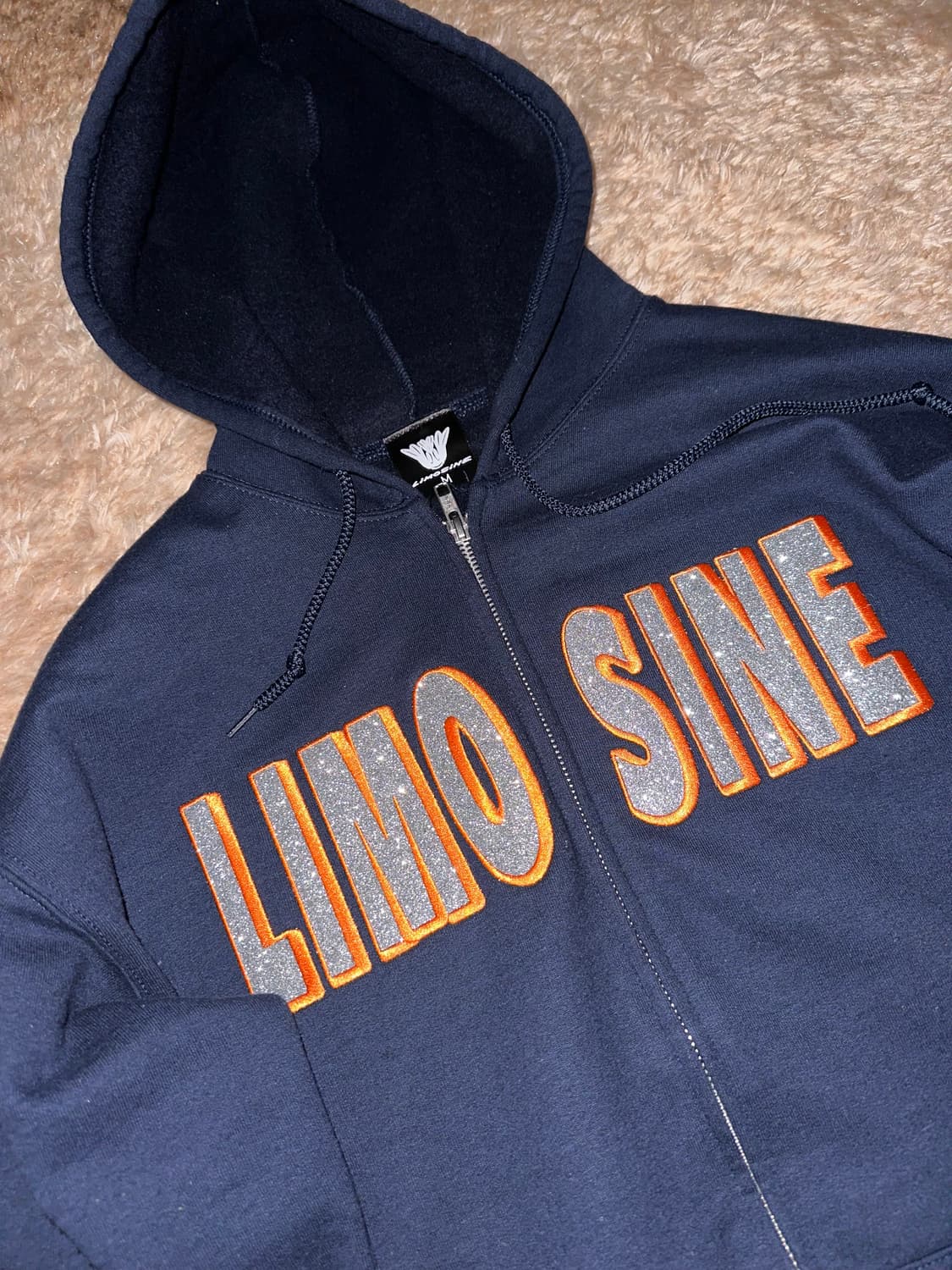 Limosine 리무진 반짝이 후드집업 상품이미지2