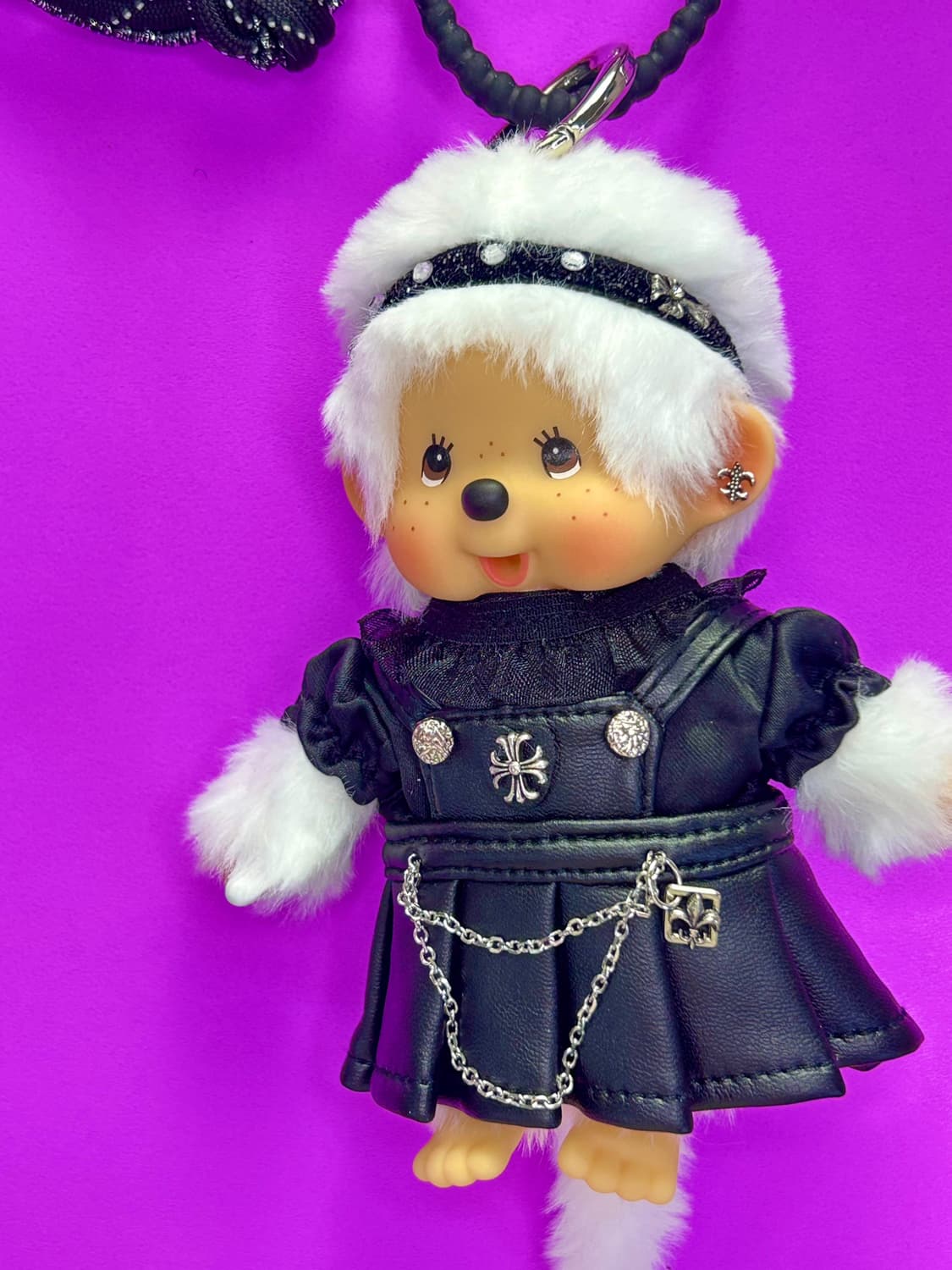 🖤블랙 크롬 하이틴 정품몬치치  커스텀키링 상품이미지2