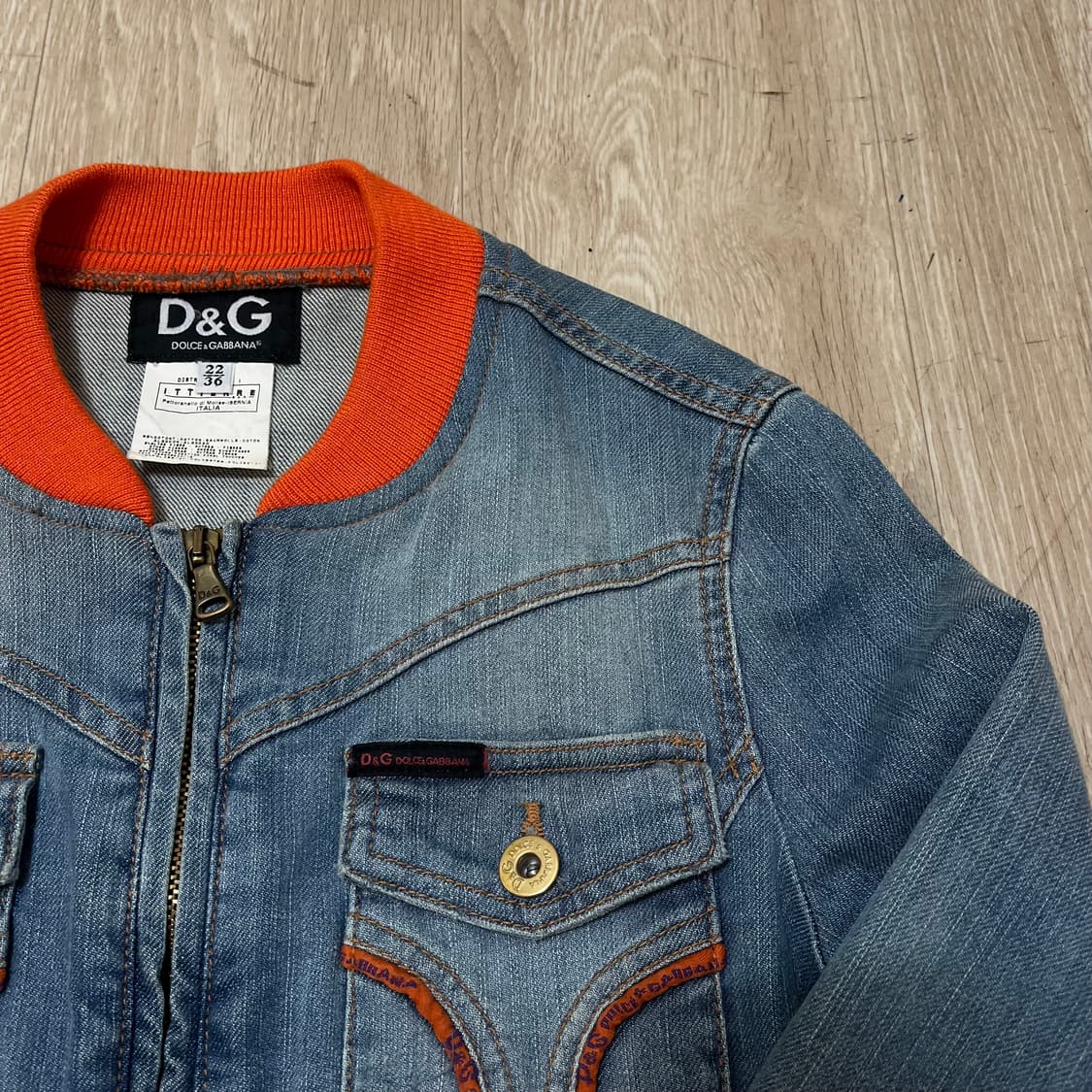 돌체앤가바나 이태리 여성 데님 청자켓 36사이즈 상품이미지2