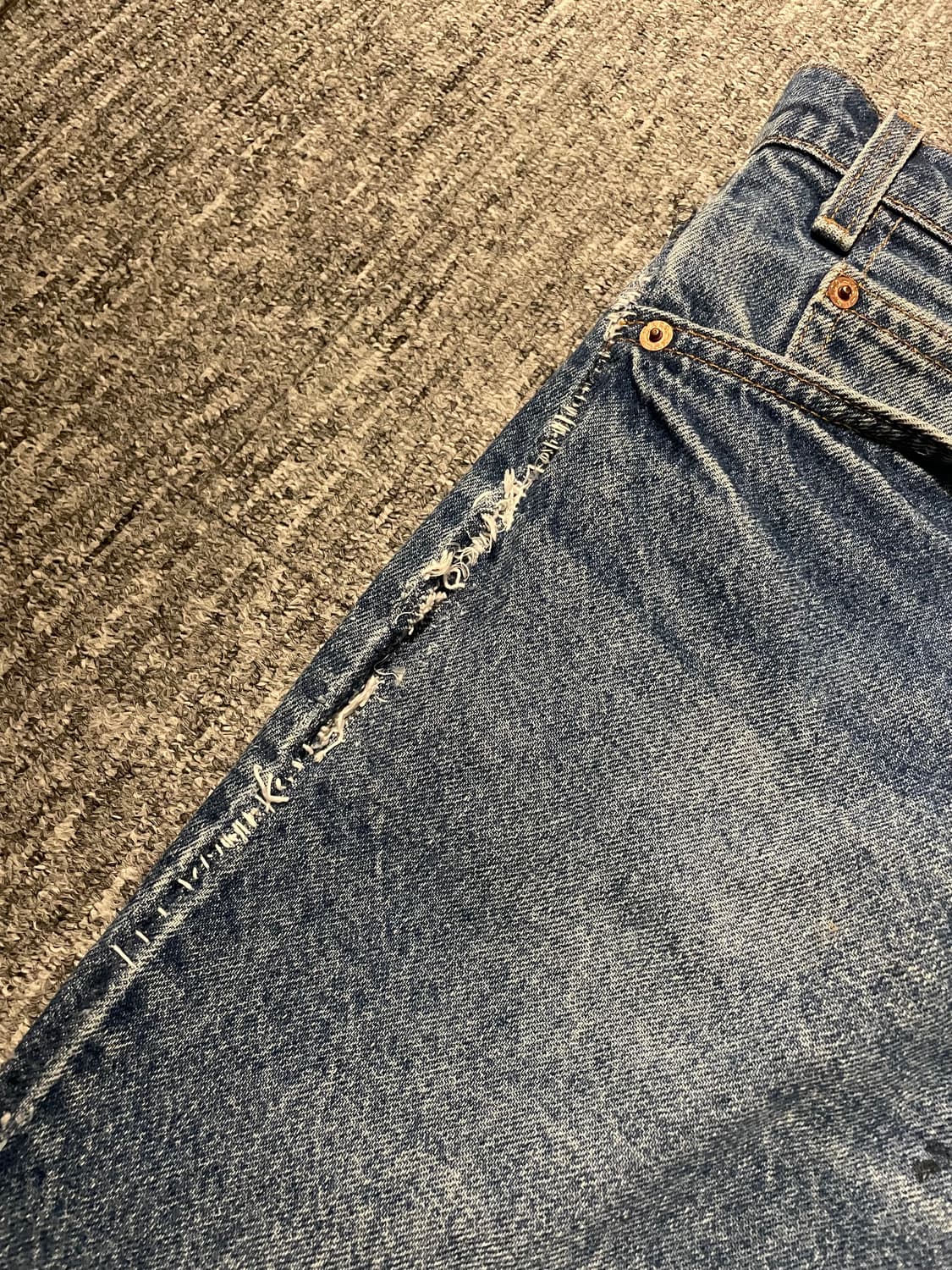 90s 리바이스 517 오렌지탭 데님 [36X34]  상품이미지7