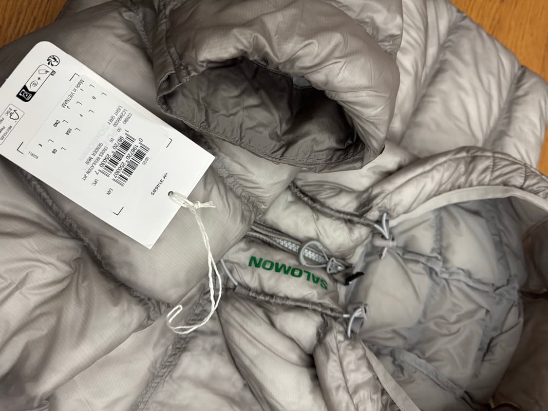 살로몬 UNI 크로스 인슐레이션 자켓 라이트 그레이 L사이느 상품이미지7