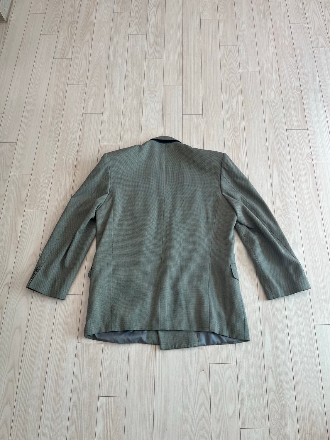 빈티지 체크 블레이져 상품이미지3