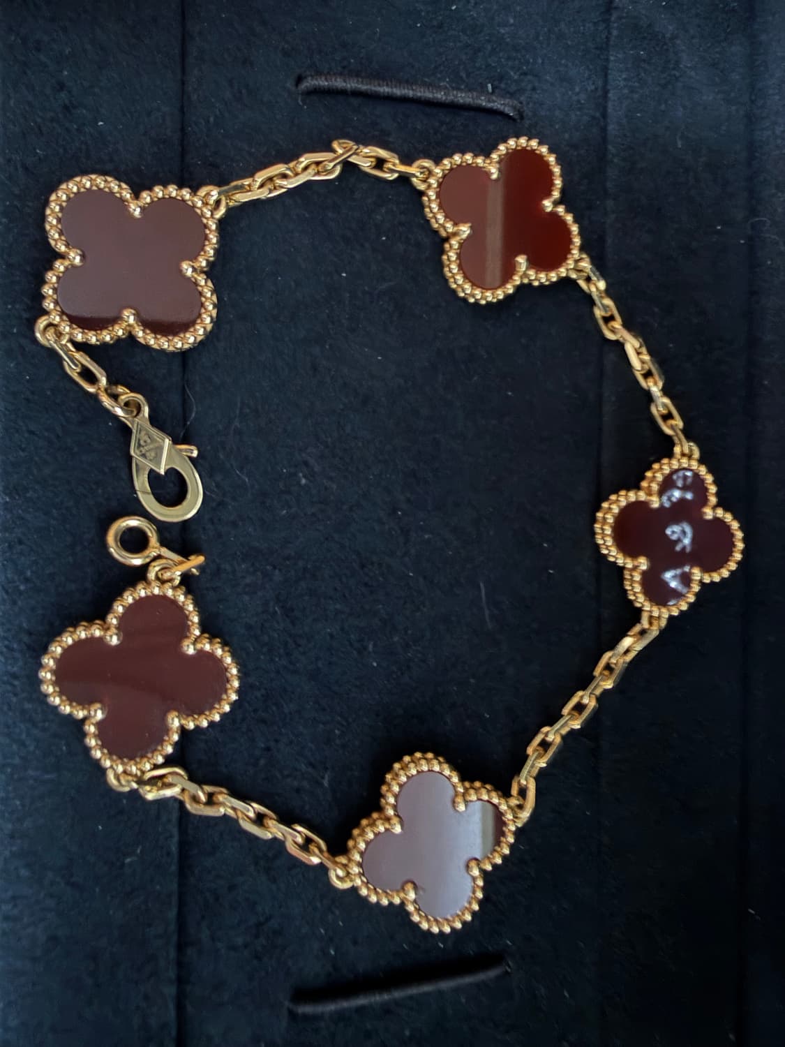 반클리프 알함브라 팔찌 커넬리언 상품이미지2